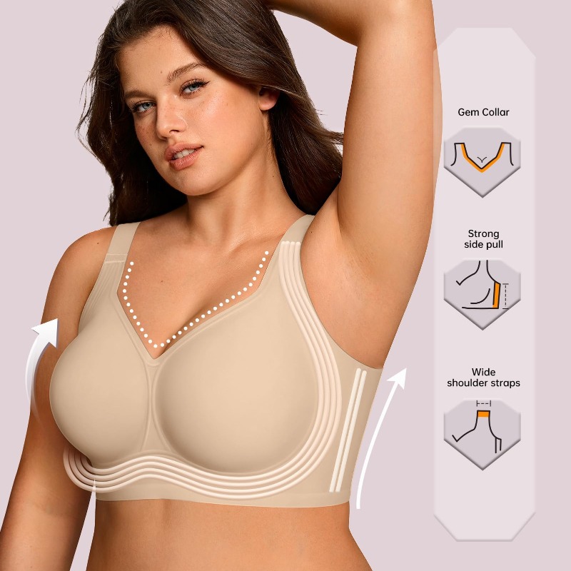 Biustonosz bez fiszbinów plus  – Underwire Bra Padded recenzja i cena